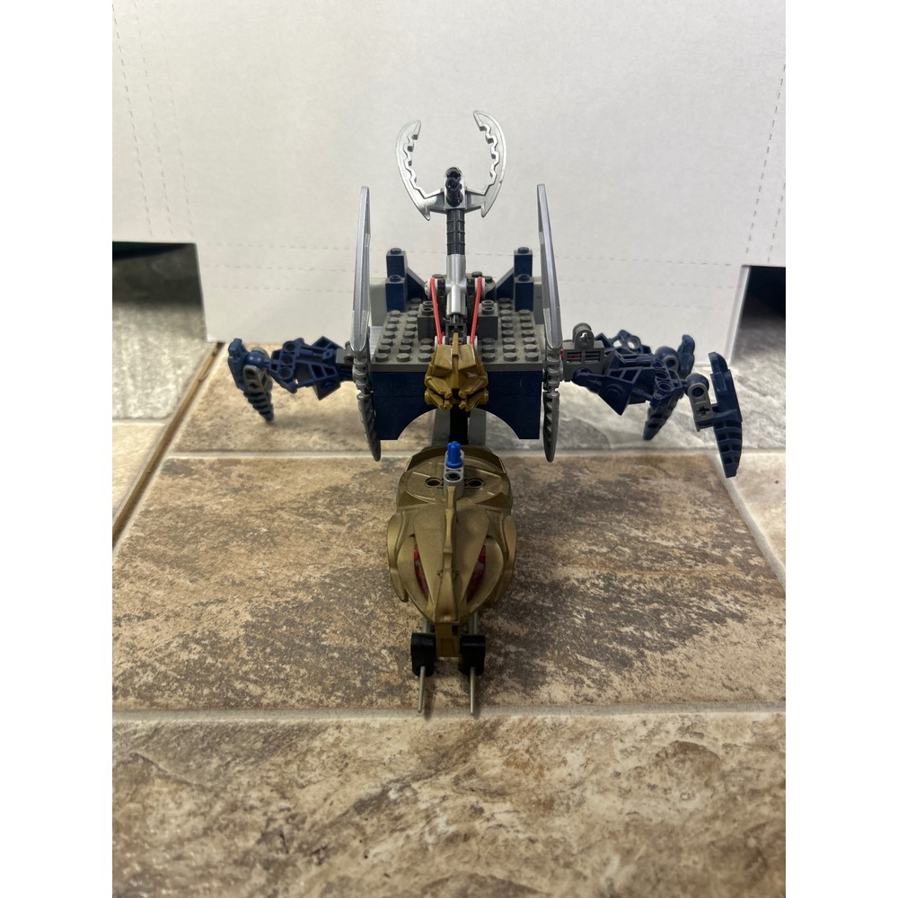 LEGO Bionicle Gold and Dark Blue Vehicle Creature Part Custom Build 8 Inch